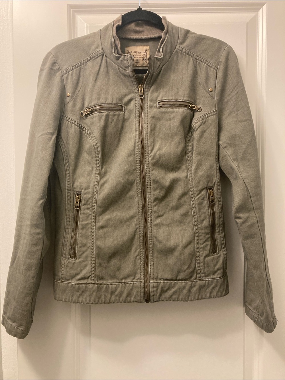 Ruff Hewn Grey Cotton Demin Jacket